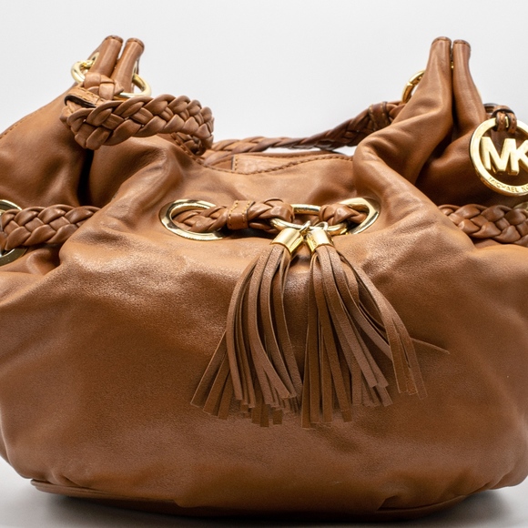 Michael | Bags | Michael Kors Braided Grommet Large Shoulder Tote |